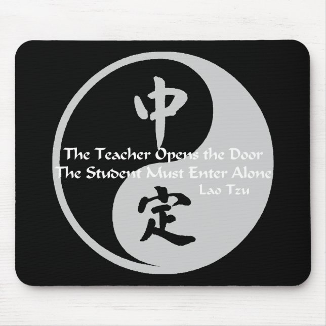 Yin Yang -  The Teacher Mouse Pad (Front)