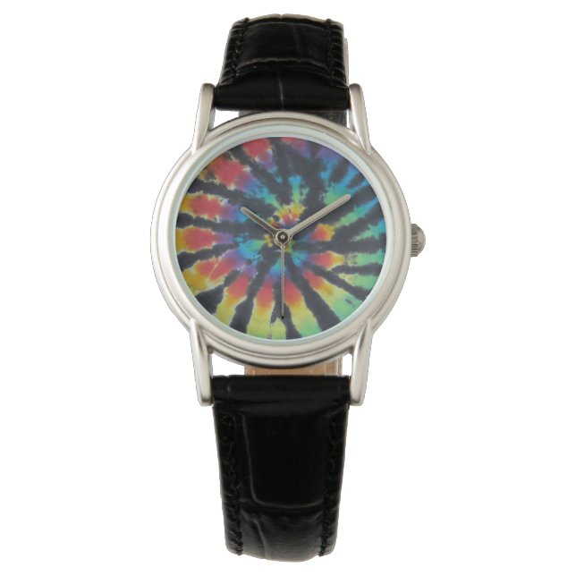 Yin Yang Tie Dye Watch (Front)