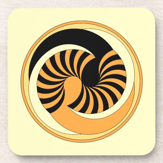 Yin Yang Tiger Coasters (Front)