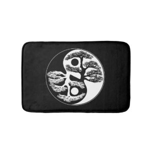 Yin Yang Tree Bath Mat