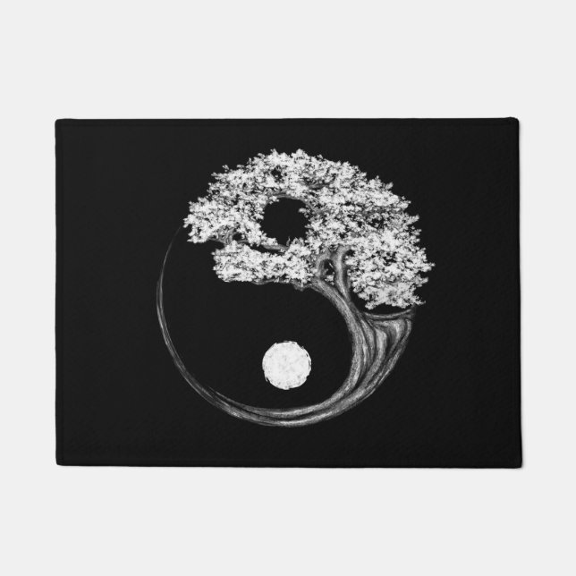 Yin Yang Tree Doormat (Front)