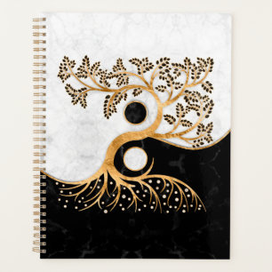 Yin Yang Tree - Marbles and Gold Planner