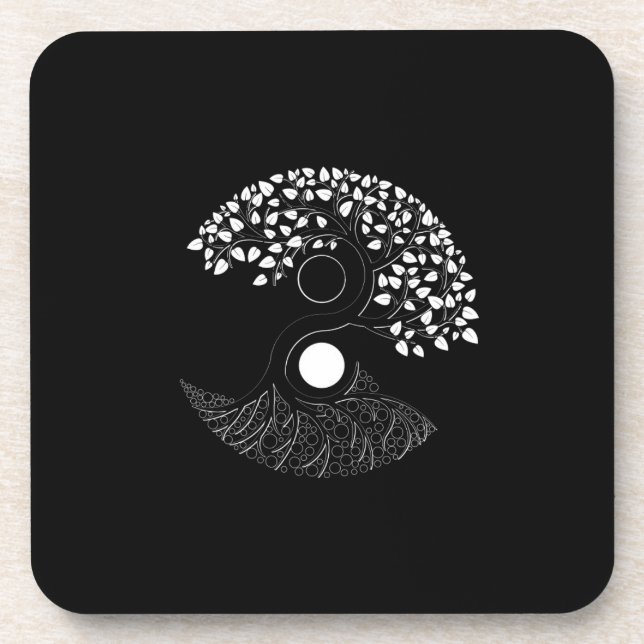 Yin Yang Tree of life Coaster (Front)