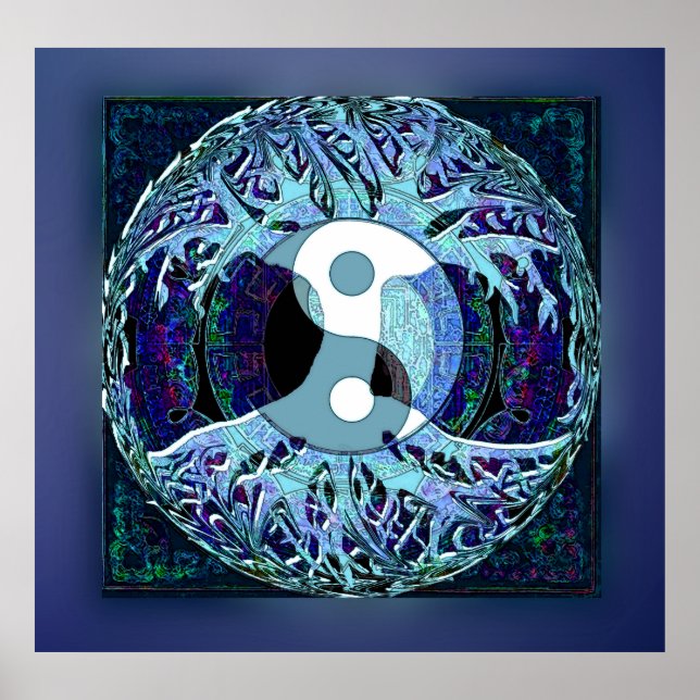 Yin Yang Tree of Life Poster (Front)