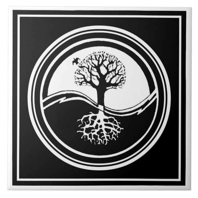 Yin Yang Tree Tile (Front)