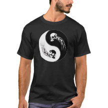 Yin Yang Tribal Skull
