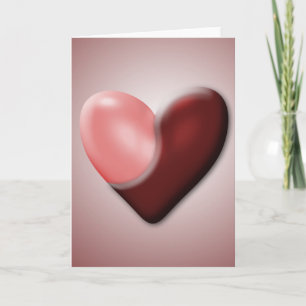Yin & Yang Valentine Holiday Card