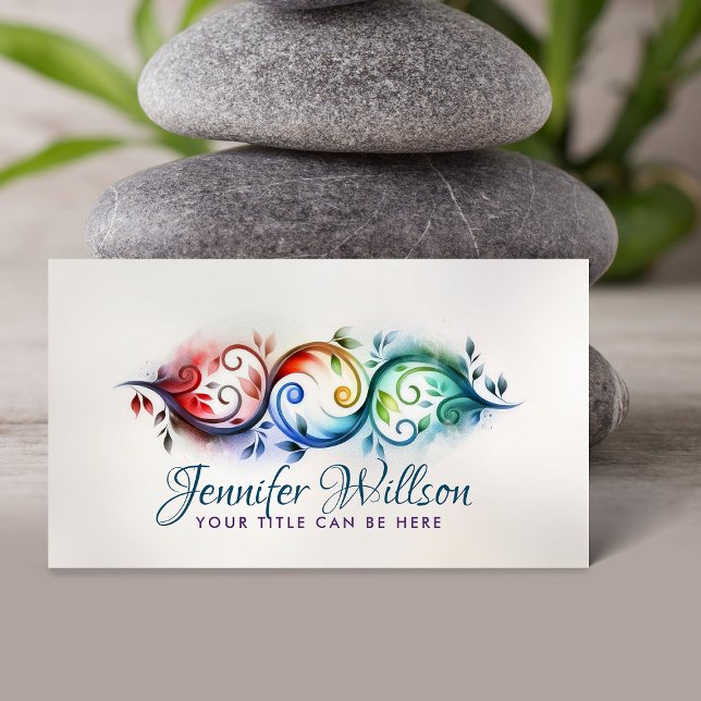 Yin Yang - Vibrant Equilibrium Business Card (Creator Uploaded)