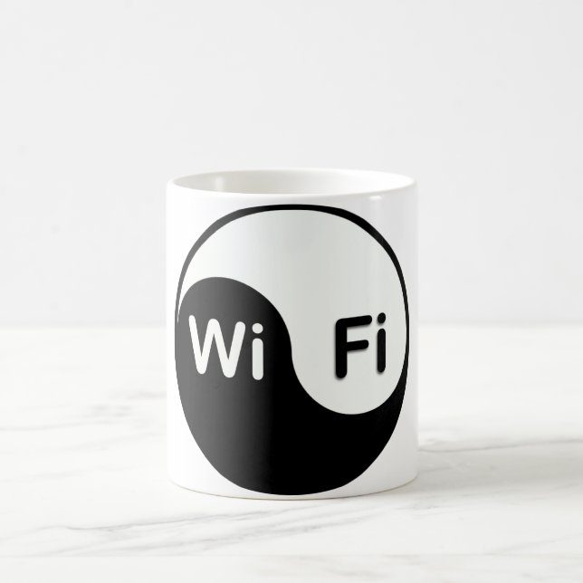 Yin Yang wi-fi Mug/Cup Coffee Mug (Center)