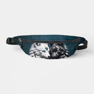 Yin Yang Wolves.  Bum Bags