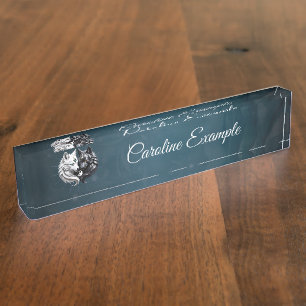 Yin Yang Wolves.  Nameplate