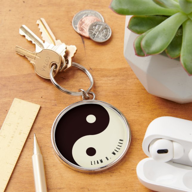 Yin Yang Yoga Key Ring (Desk)