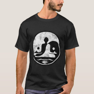 Yin Yang Yoga Lotus Harmony Lance Meditation Zen G T-Shirt
