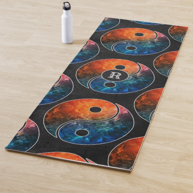 Yin Yang Yoga Mat w/your initial  (In Situ)