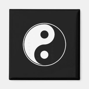 Yin Yang Yoga Namaste Omm Buddhist Zhen Spiritual Magnet
