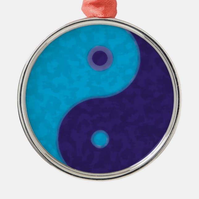 yin yang zen meditation tao metal tree decoration (Front)