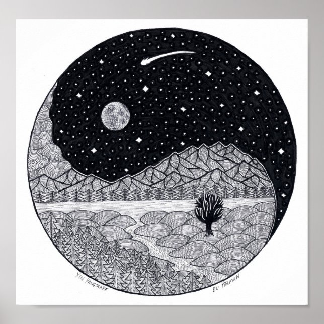 Yin Yangscape Poster (Front)