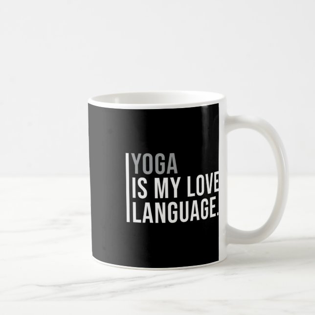 Yin Yoga Meme Quote  Coffee Mug (Right)