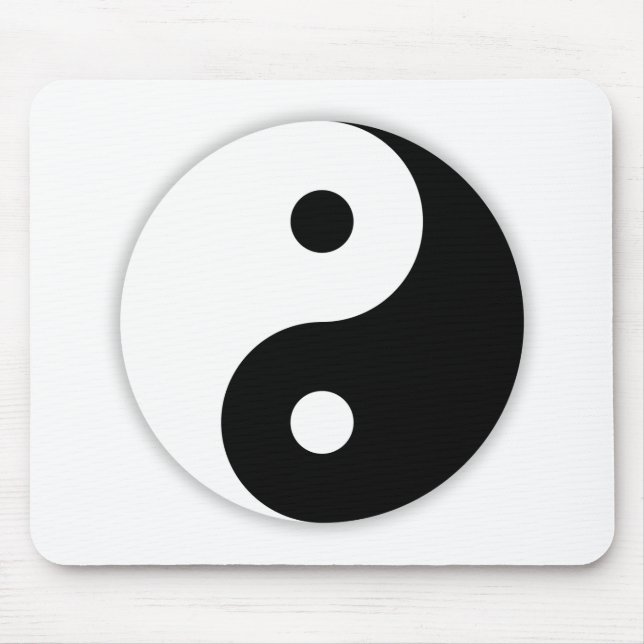 Ying and Yang Mouse Pad (Front)