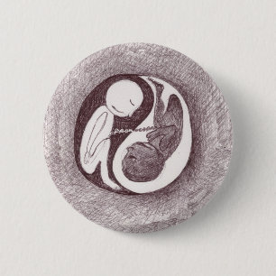 ying Yan 6 Cm Round Badge