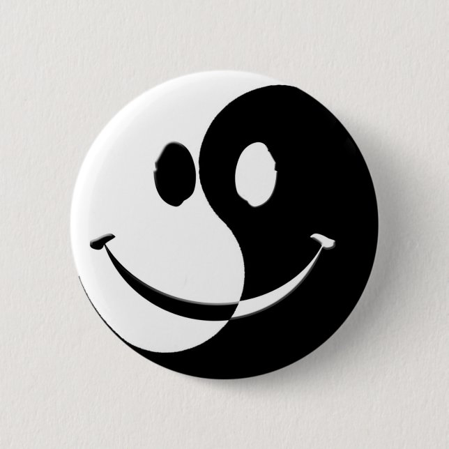 Ying / Yang 6 Cm Round Badge (Front)