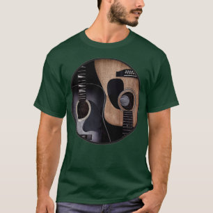 Ying Yang Acoustic Guitars T-Shirt