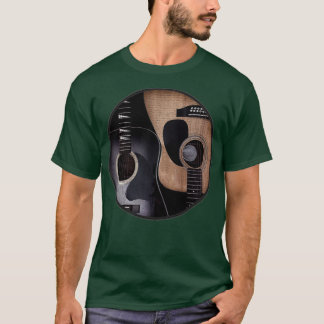 Ying Yang Acoustic Guitars T-Shirt