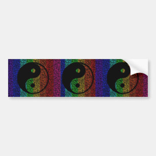 Ying Yang Bumper Sticker