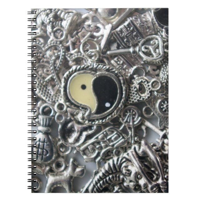 ying yang charm notebook (Front)