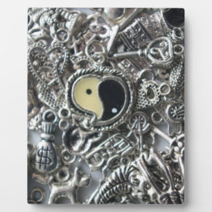 ying yang charm plaque