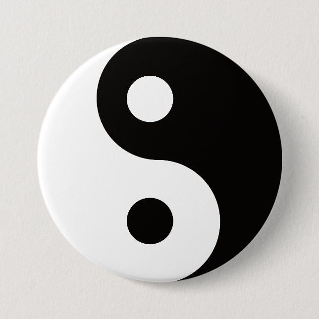 Ying Yang  dualities  7.5 Cm Round Badge (Front)