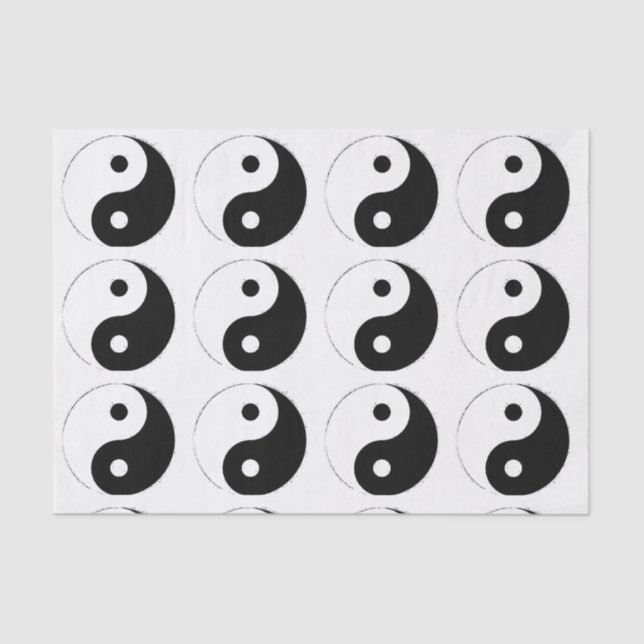 Ying Yang Gift Wrap Tissue Tissue Paper (Front)