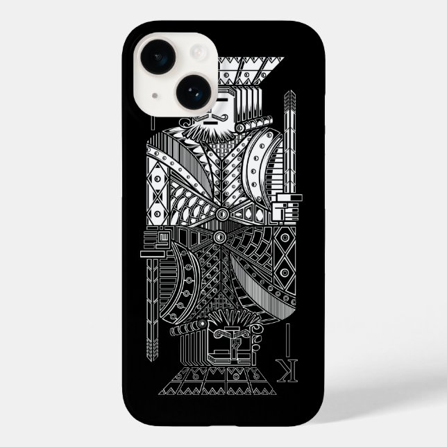 Ying Yang King Case-Mate iPhone Case (Back)