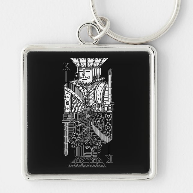 Ying Yang King Key Ring (Front)