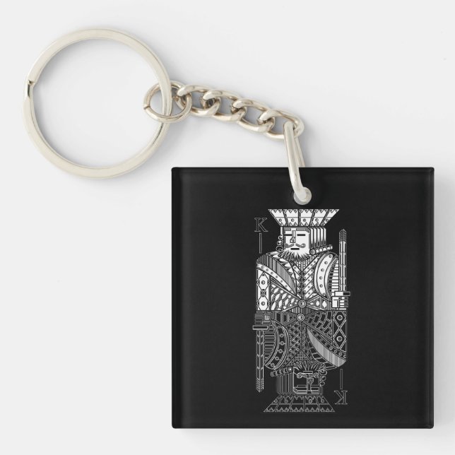 Ying Yang King Key Ring (Front)