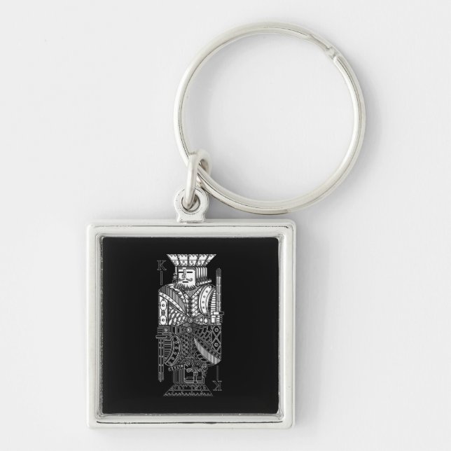 Ying Yang King Key Ring (Front)