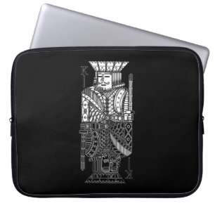 Ying Yang King Laptop Sleeve