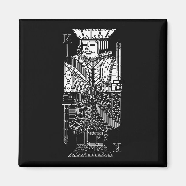 Ying Yang King Magnet (Front)