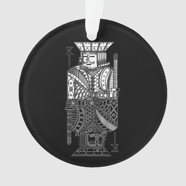 Ying Yang King Ornament (Front)