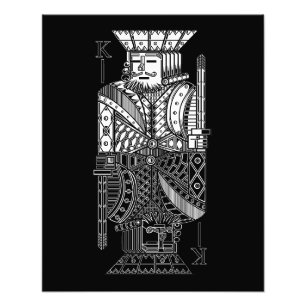 Ying Yang King Photo Print