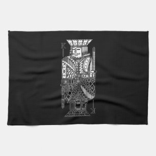 Ying Yang King Tea Towel