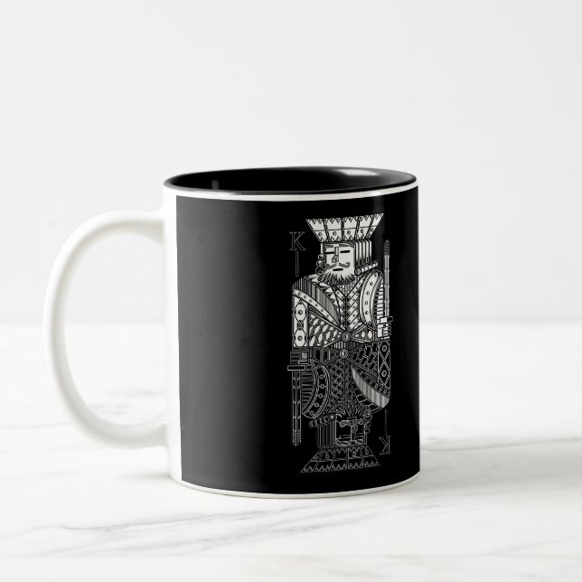 Ying Yang King Two-Tone Coffee Mug (Left)