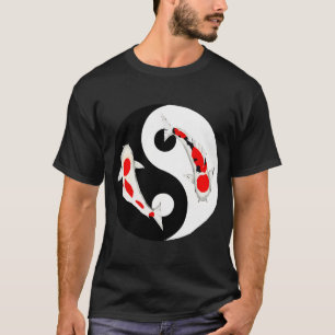 Ying Yang Koi Fish butterfly Shirt Nishikigoi Japa