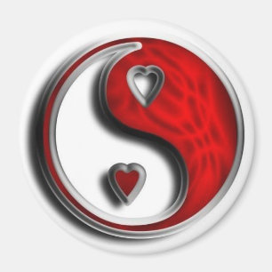 Ying Yang Love Magnet