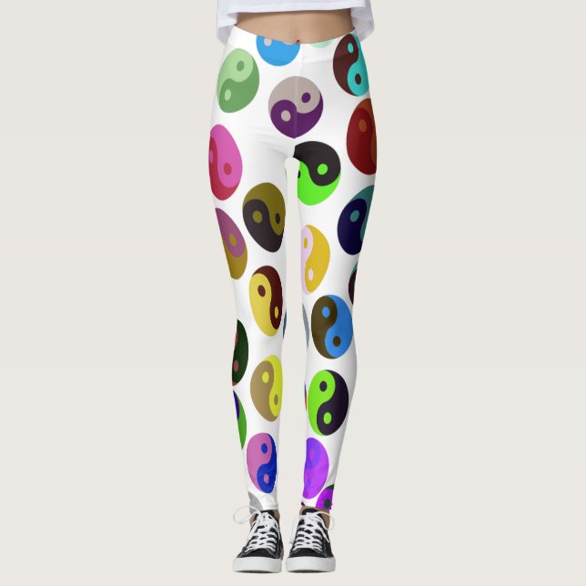 Ying Yang Yoga Leggings (Front)