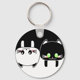 YingYang Cats Key Ring