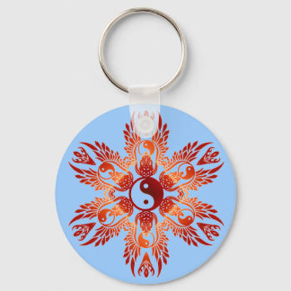 YingYang Diamond Keychain