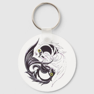 YingYang Koi Key Ring