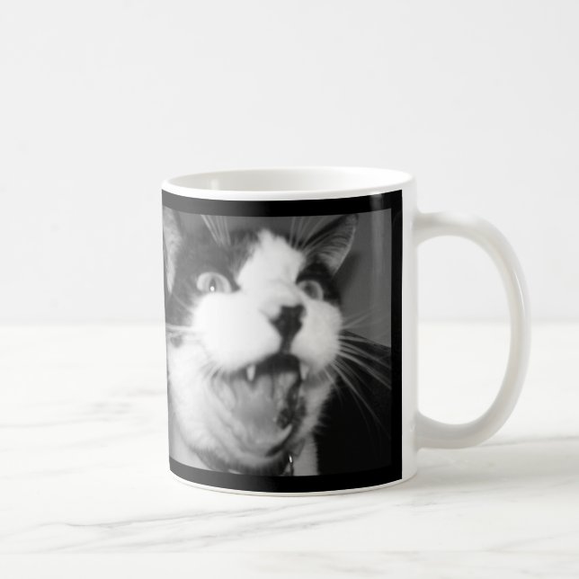 Yinyang Cat Needs Coffee Now cup (Right)