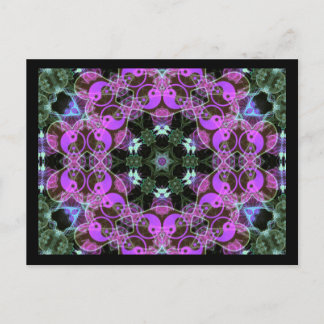 YinYang Hexagon Postcard